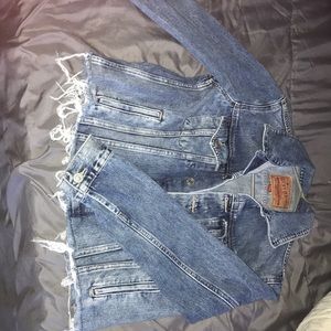Lucky Brand destroyed Jean Jacket